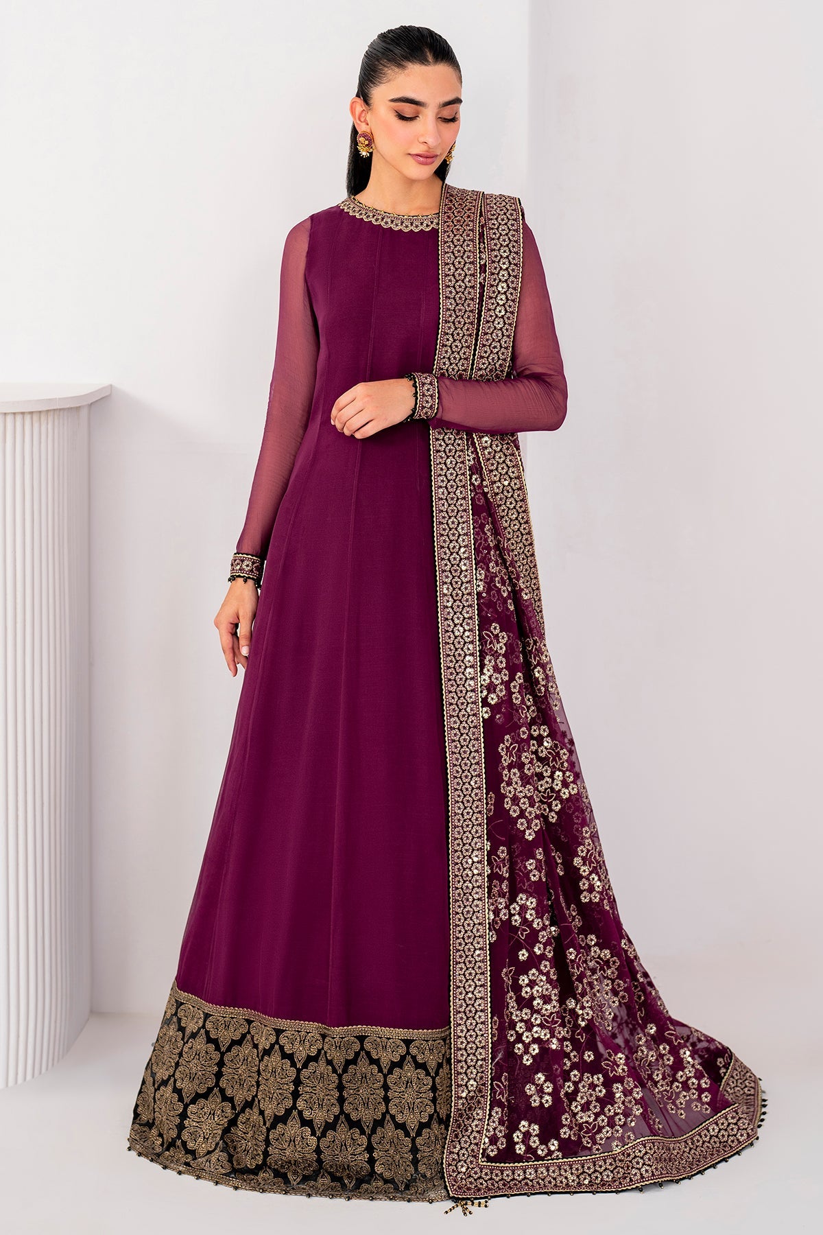 Shop JAZMIN | LUXURY FORMALS | EMBROIDERED CHIFFON UC-3057 with BIG discounts at Raz Ruya a women's clothing shop! Luxury Pakistani designer wear, featuring Sana Safinaz, Asim Jofa, and Maryum N Maria. Fast UK, USA, and Canada delivery. Don’t miss the end-of-year sale! WEB-STORE CLEARANCE, SALE 2024 GIVEAWAYS, DESIGENER BRANDS in UK, NEW YEARS SALE 2024! CHRISTMAS SALE, END OF YEAR SALE, CLOTHING STORES, BRIDAL SHOPS, DRESS STORES SALE, WOMEN'S CLOTHING STORE 2024