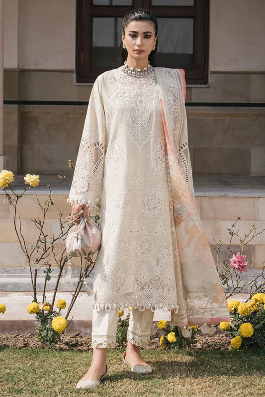 Shop JAZMIN SHAHKAR EID COLLECTION EMBROIDERED LUXURY LAWN SL24-D7 at Raz Ruya! Huge discounts on luxury Pakistani designer wear. Fast delivery to UK, USA & Canada. End-of-Year & New Year Sale!