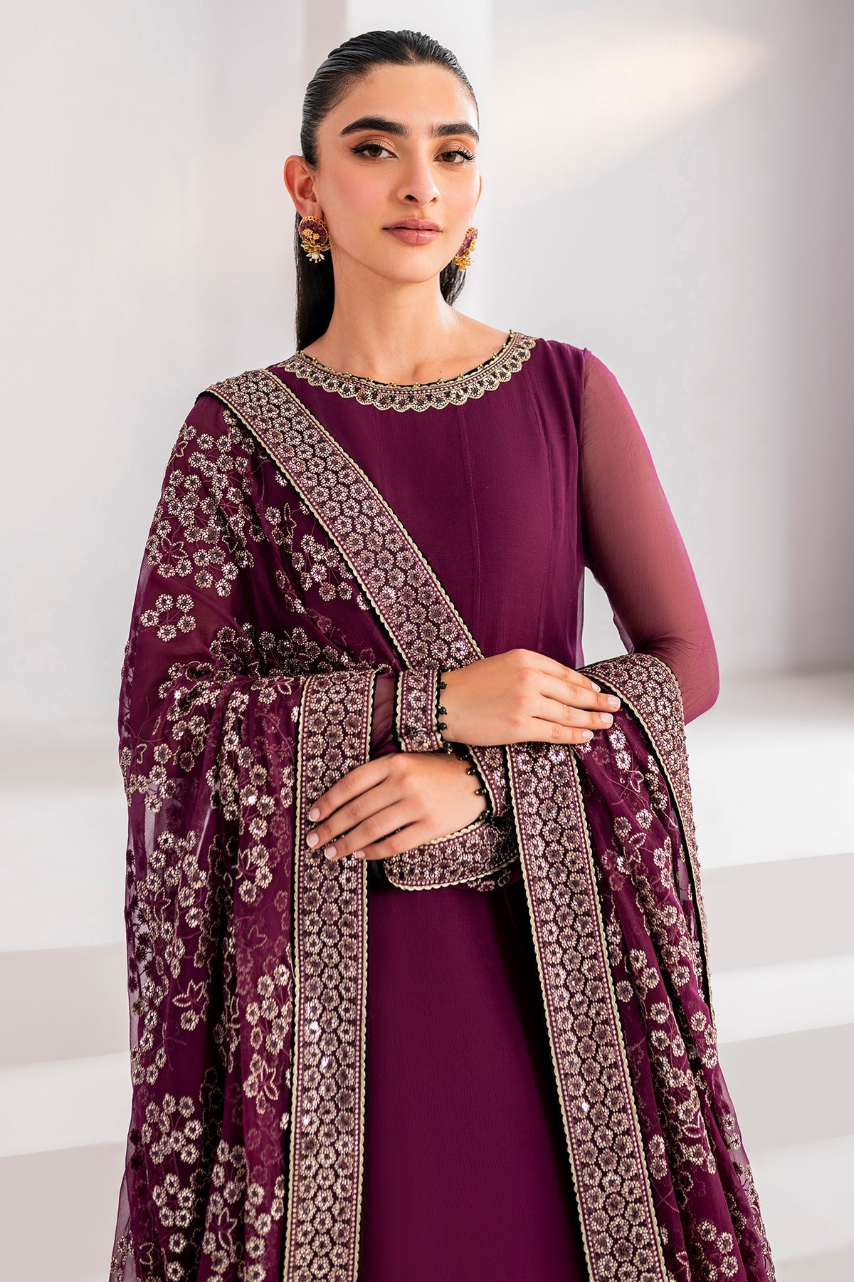 Shop JAZMIN | LUXURY FORMALS | EMBROIDERED CHIFFON UC-3057 with BIG discounts at Raz Ruya a women's clothing shop! Luxury Pakistani designer wear, featuring Sana Safinaz, Asim Jofa, and Maryum N Maria. Fast UK, USA, and Canada delivery. Don’t miss the end-of-year sale! WEB-STORE CLEARANCE, SALE 2024 GIVEAWAYS, DESIGENER BRANDS in UK, NEW YEARS SALE 2024! CHRISTMAS SALE, END OF YEAR SALE, CLOTHING STORES, BRIDAL SHOPS, DRESS STORES SALE, WOMEN'S CLOTHING STORE 2024