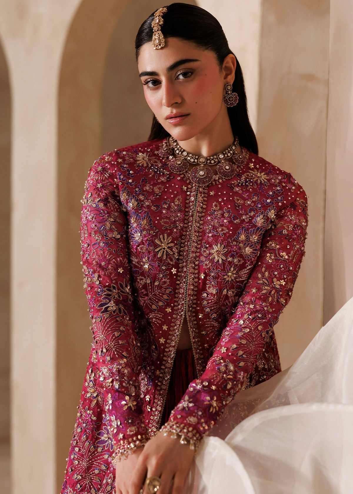Sardinia Brides Edit'26 Rosannia embroidered organza formal