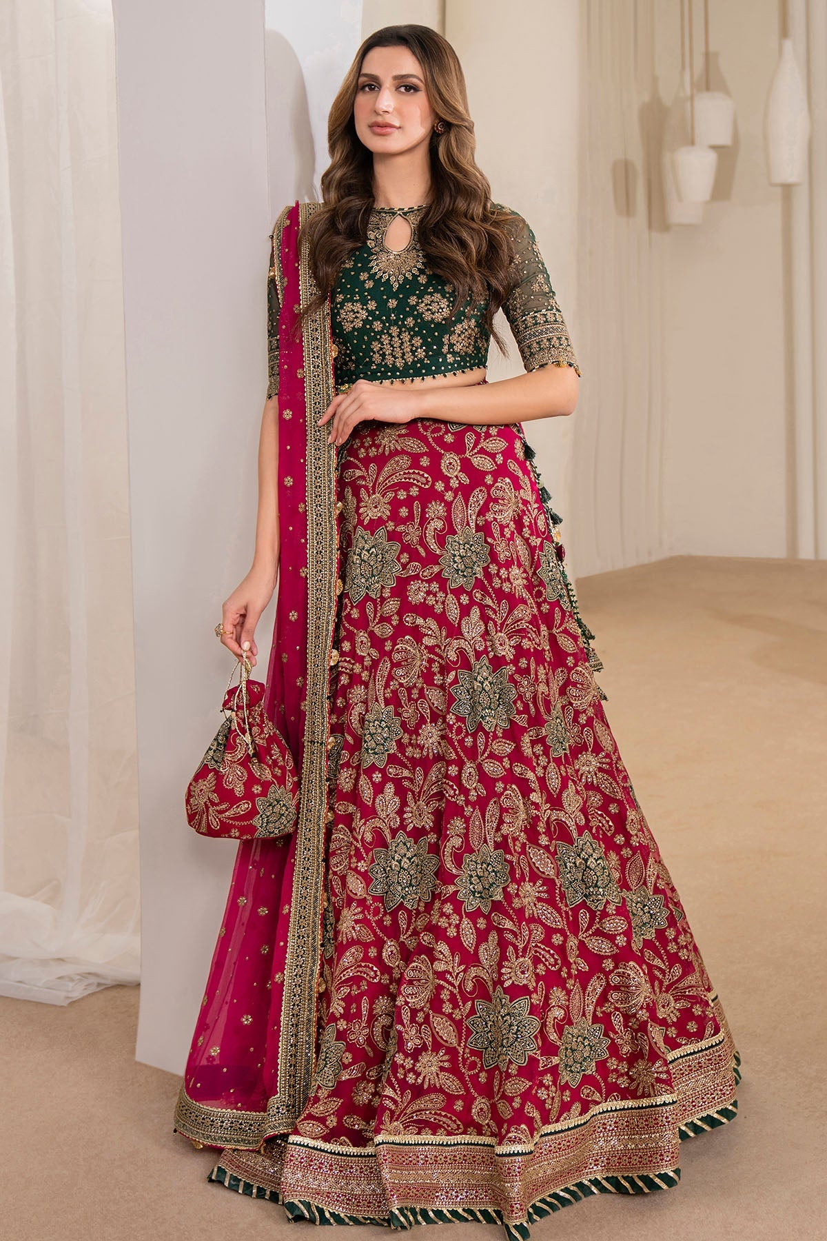 EMBROIDERED CHIFFON WF'24-03