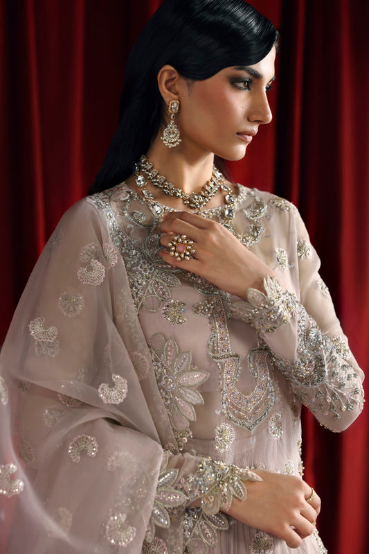 Akbar Aslam Shahnaz Pakistani sharara suit with organza dupatta