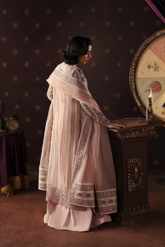 Afrozeh La Fuchsia '26 Hermit Pakistani formal with raw silk trouser