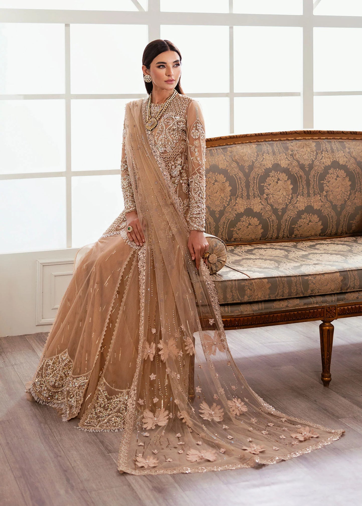 Shop CRIMSON X SAIRA SHAKIRA Wedding Formals '24 Stardust Lehnga at Raz Ruya! Huge discounts on luxury Pakistani wear with fast delivery to the UK, USA & Canada.