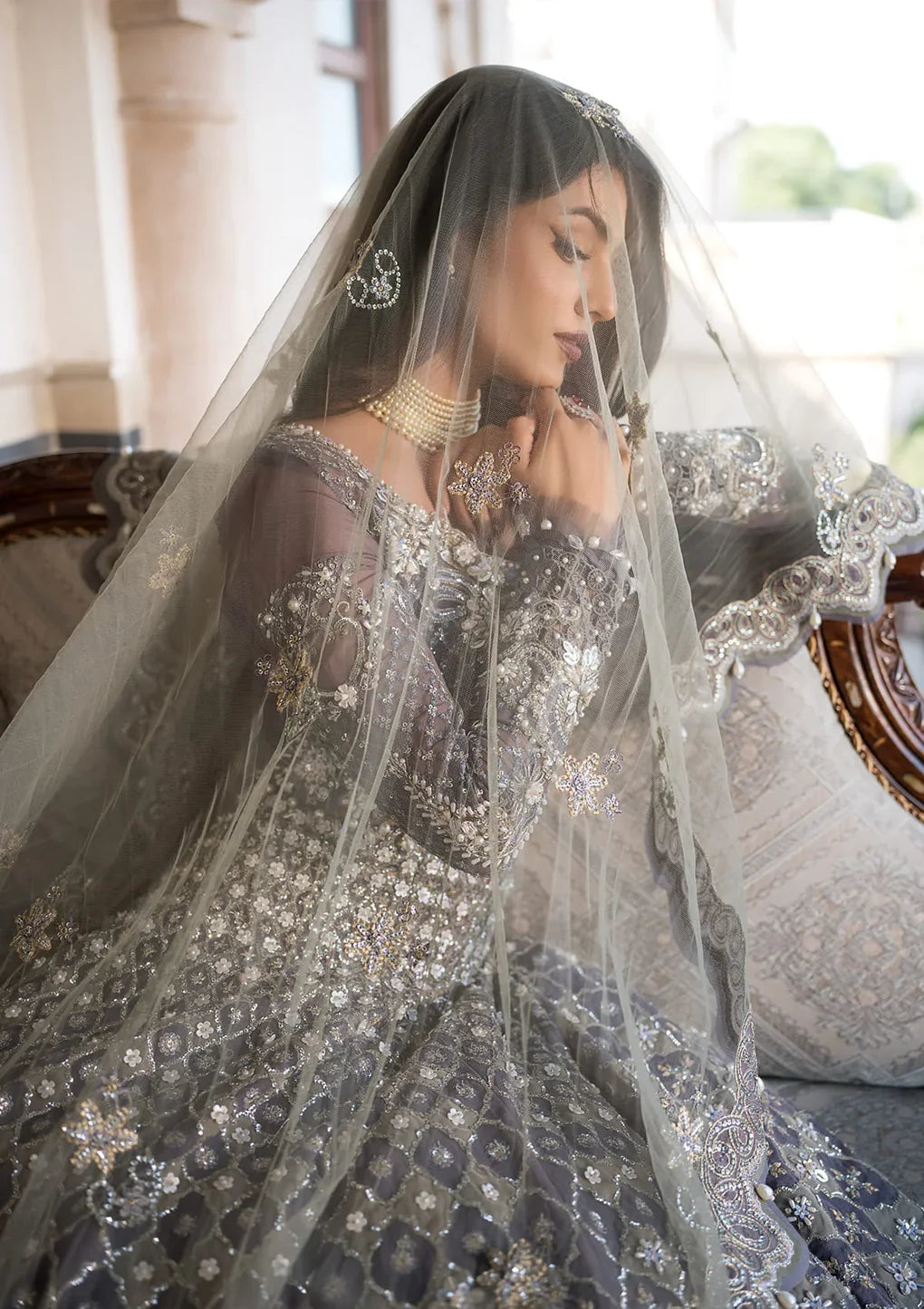 Shop CELEBRATIONS BY ELAF LUXURY FORMALS EFH-02 NAZNEEN at Raz Ruya! Huge discounts on luxury Pakistani designer wear. Fast delivery to UK, USA & Canada. End-of-Year & New Year Sale!