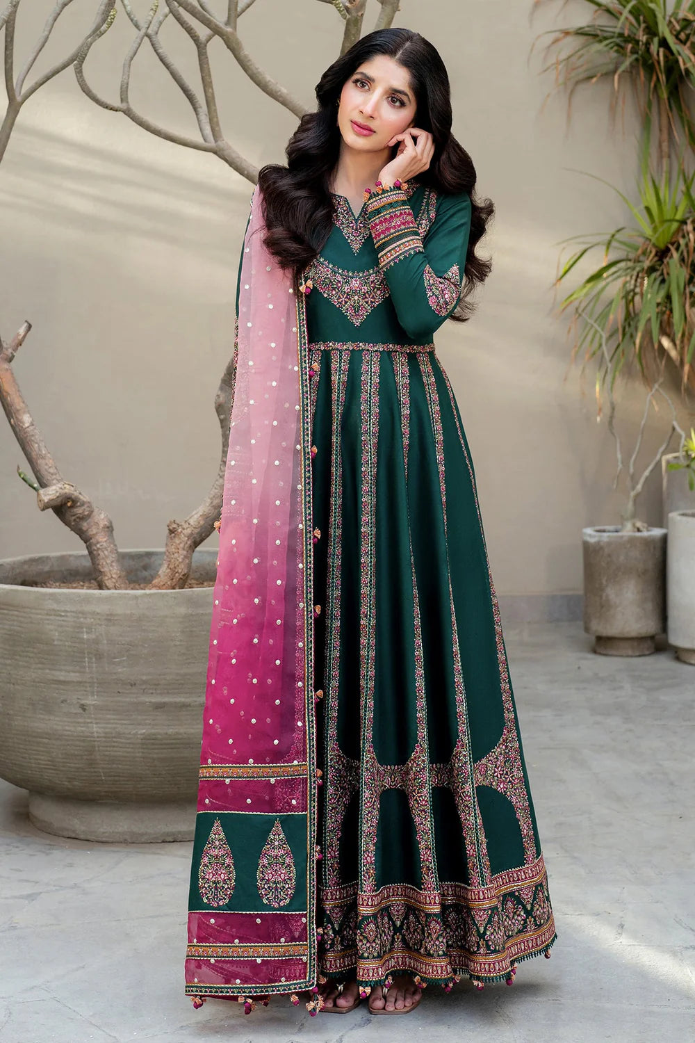 Shop JAZMIN SHAHKAR EID COLLECTION EMBROIDERED LUXURY LAWN SL25-D1 at Raz Ruya! Huge discounts on luxury Pakistani designer wear. Fast delivery to UK, USA & Canada. End-of-Year & New Year Sale!
