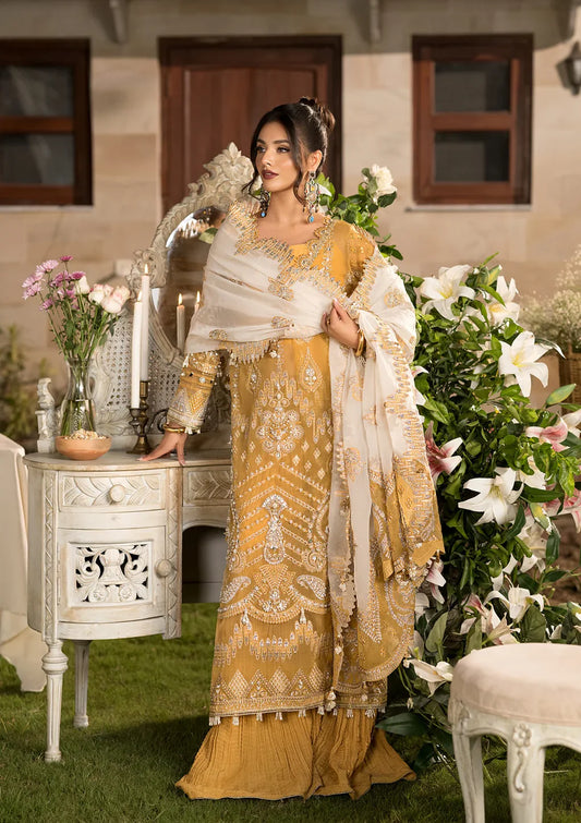 Shop CELEBRATIONS BY ELAF LUXURY FORMALS EFH-07 SAHAR at Raz Ruya! Huge discounts on luxury Pakistani designer wear. Fast delivery to UK, USA & Canada. End-of-Year & New Year Sale!