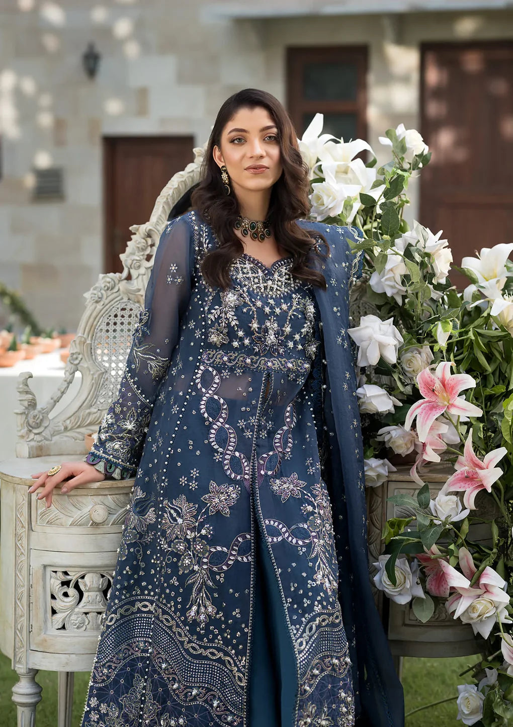 Shop CELEBRATIONS BY ELAF LUXURY FORMALS EFH-04 FALAK at Raz Ruya! Huge discounts on luxury Pakistani designer wear. Fast delivery to UK, USA & Canada. End-of-Year & New Year Sale!