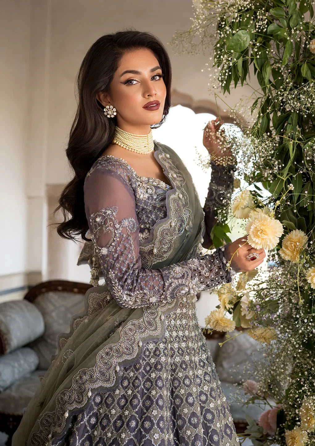 Shop CELEBRATIONS BY ELAF LUXURY FORMALS EFH-02 NAZNEEN at Raz Ruya! Huge discounts on luxury Pakistani designer wear. Fast delivery to UK, USA & Canada. End-of-Year & New Year Sale!