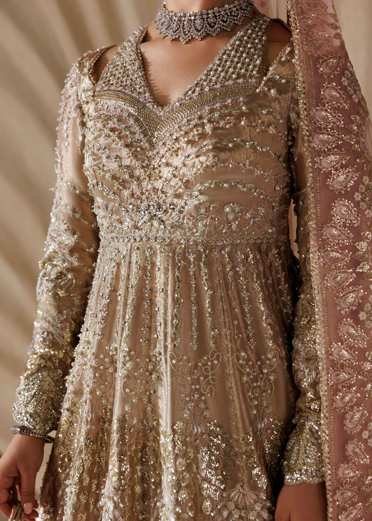 Sardinia Brides Edit'26 Regalia pink tissue bridal outfit