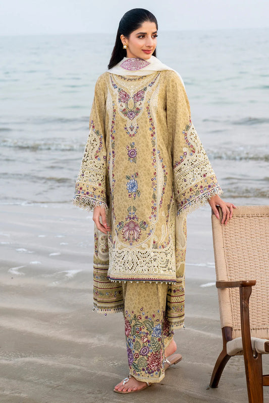 Shop JAZMIN SHAHKAR EID COLLECTION EMBROIDERED LUXURY LAWN SL25-D4 at Raz Ruya! Huge discounts on luxury Pakistani designer wear. Fast delivery to UK, USA & Canada. End-of-Year & New Year Sale!