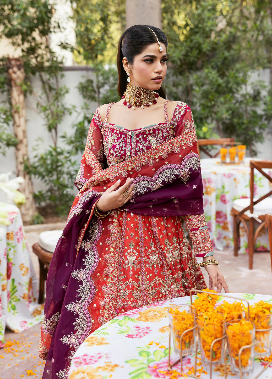 Shop GULAAL CHAANDNI WEDDING FORMALS | SHABNAM at Raz Ruya! Enjoy huge discounts on luxury Pakistani designer wear with fast delivery to the UK, USA & Canada.