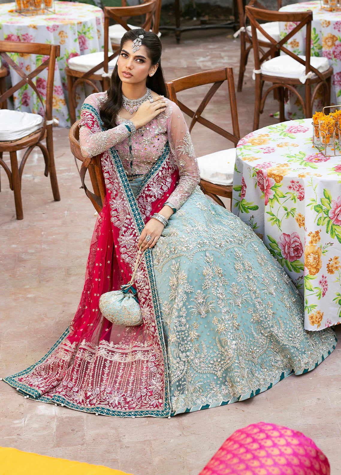 Shop GULAAL CHAANDNI WEDDING FORMALS | SHANAYA at Raz Ruya! Enjoy huge discounts on luxury Pakistani designer wear with fast delivery to the UK, USA & Canada.