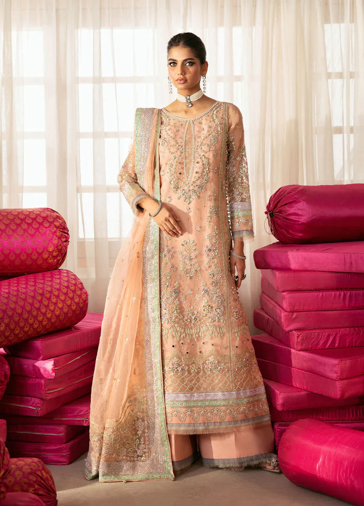 Shop GULAAL CHAANDNI WEDDING FORMALS | RANIYA at Raz Ruya! Enjoy huge discounts on luxury Pakistani designer wear with fast delivery to the UK, USA & Canada.