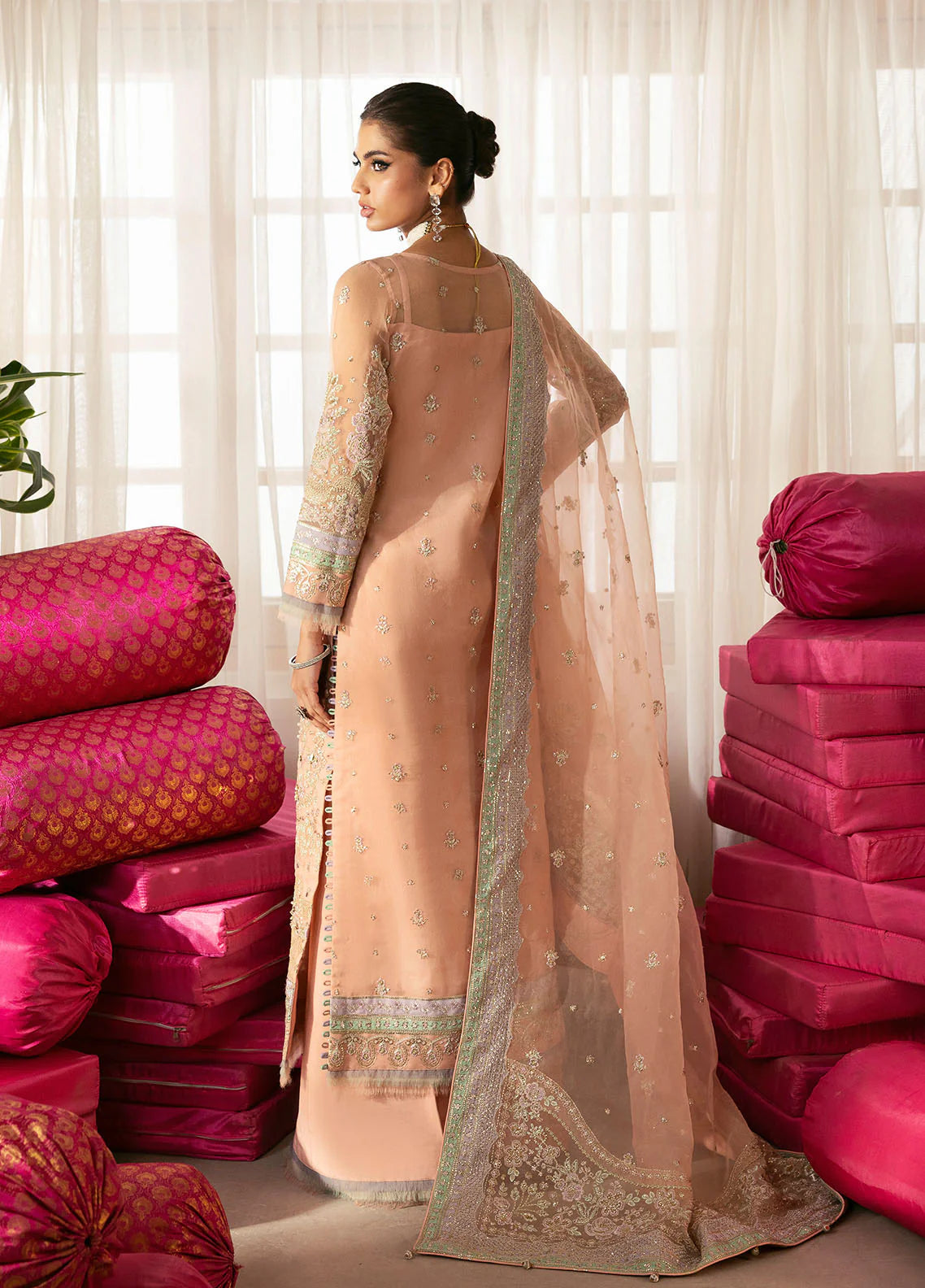Shop GULAAL CHAANDNI WEDDING FORMALS | RANIYA at Raz Ruya! Enjoy huge discounts on luxury Pakistani designer wear with fast delivery to the UK, USA & Canada.