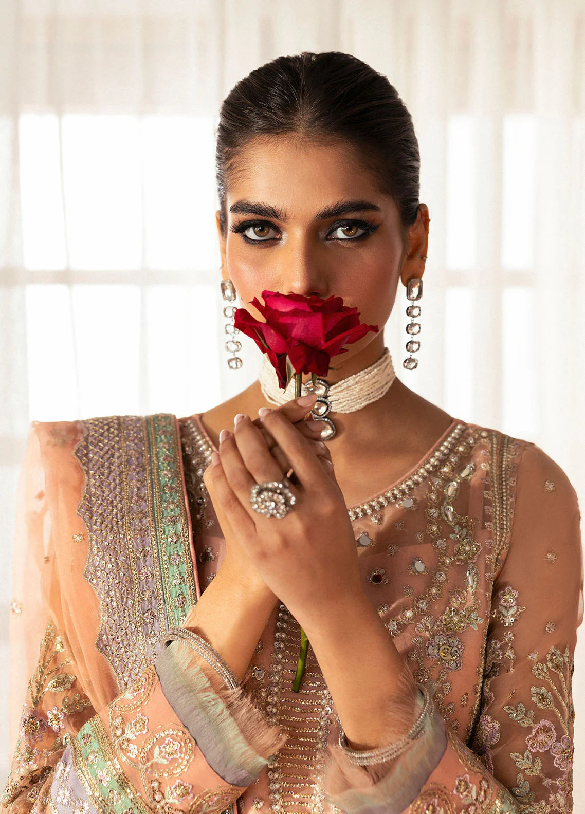 Shop GULAAL CHAANDNI WEDDING FORMALS | RANIYA at Raz Ruya! Enjoy huge discounts on luxury Pakistani designer wear with fast delivery to the UK, USA & Canada.