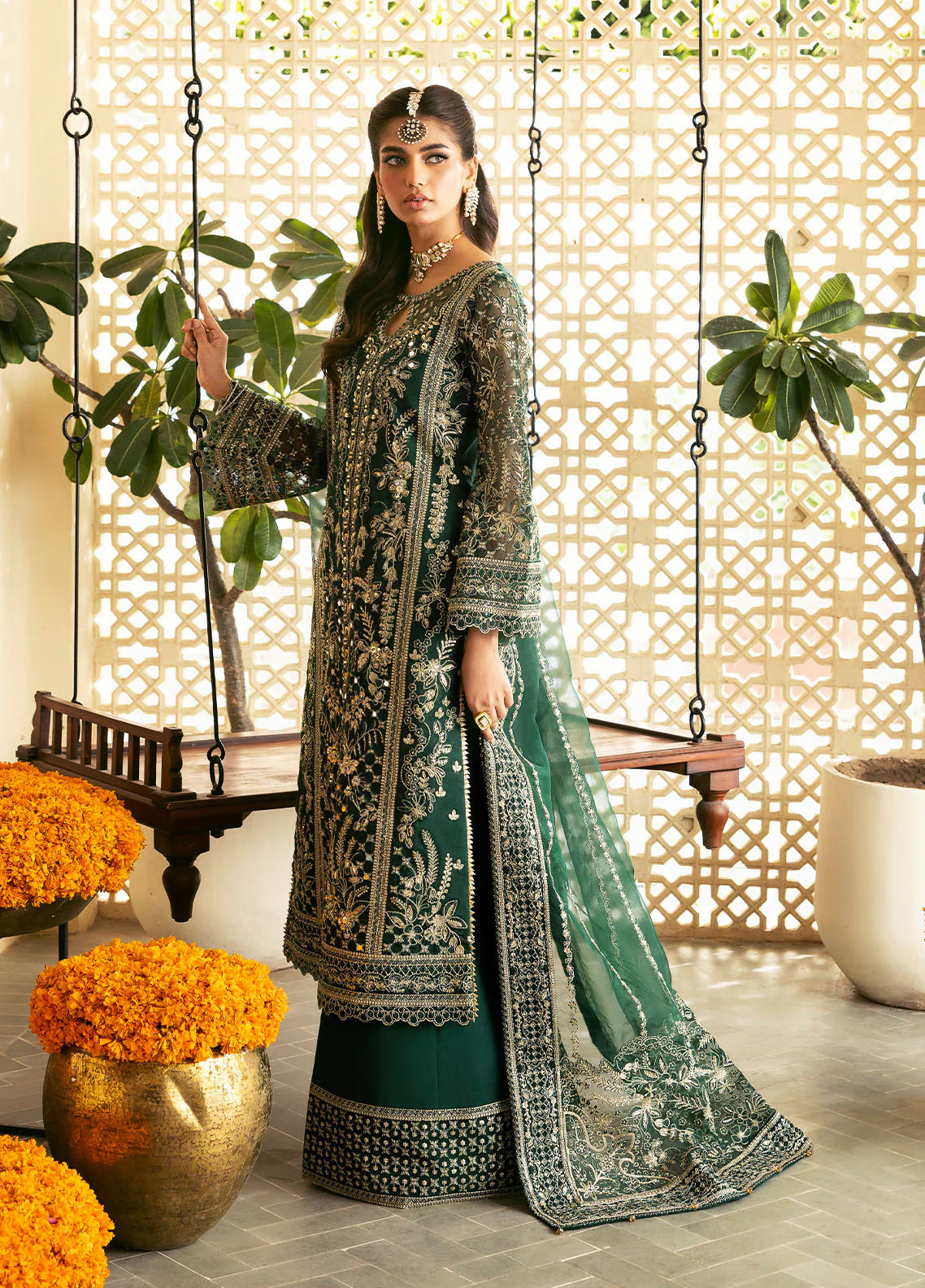 Shop GULAAL CHAANDNI WEDDING FORMALS | ZAYRA at Raz Ruya! Enjoy huge discounts on luxury Pakistani designer wear with fast delivery to the UK, USA & Canada.