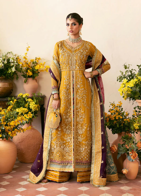 Shop GULAAL CHAANDNI WEDDING FORMALS | NAYAARA at Raz Ruya! Enjoy huge discounts on luxury Pakistani designer wear with fast delivery to the UK, USA & Canada.