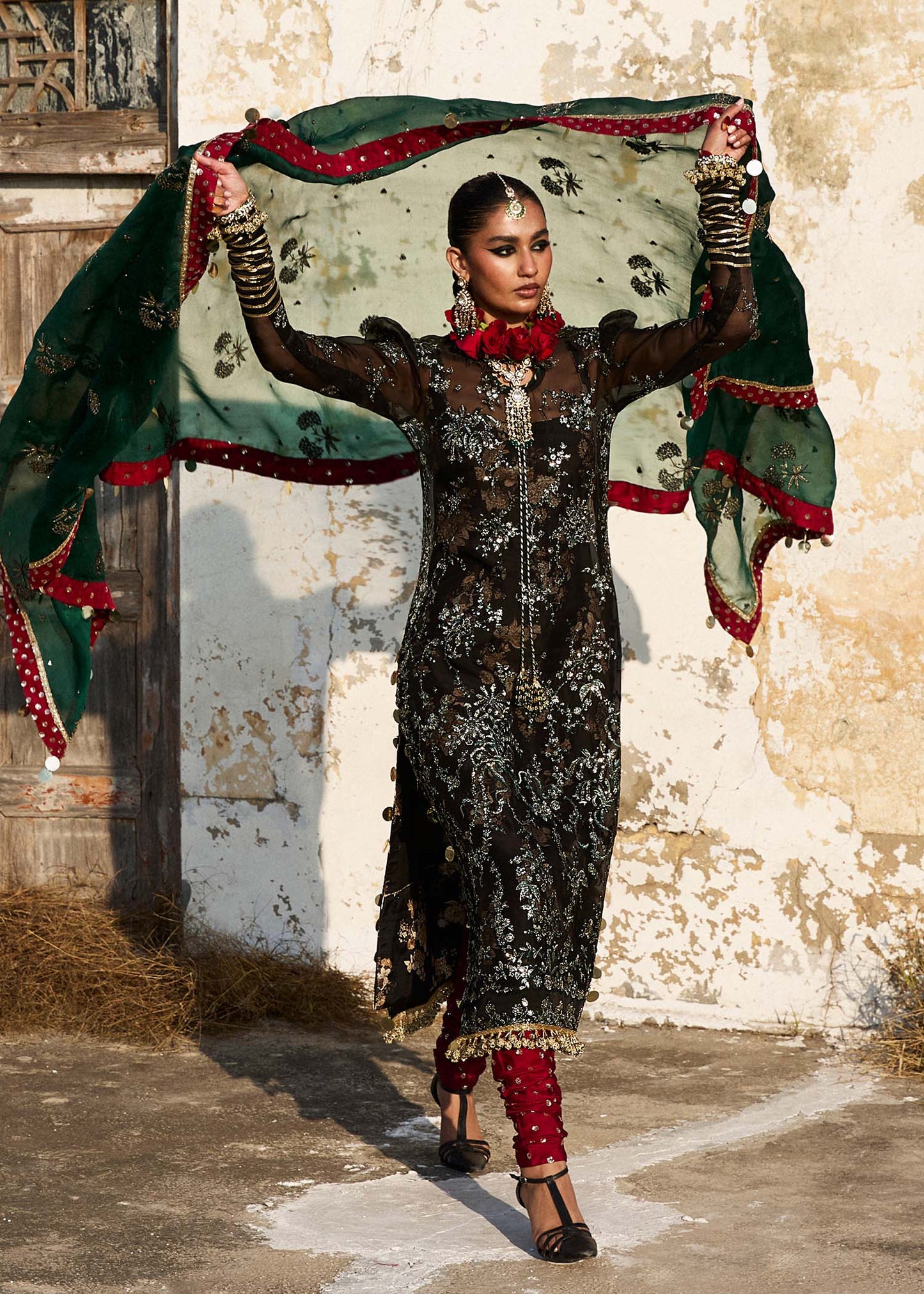 Shop HUSSAIN REHAR DARLINGS FESTIVE '25 FORMALS SHAMA at Raz Ruya! Huge discounts on luxury Pakistani designer wear. Fast delivery to UK, USA & Canada. End-of-Year & New Year Sale!