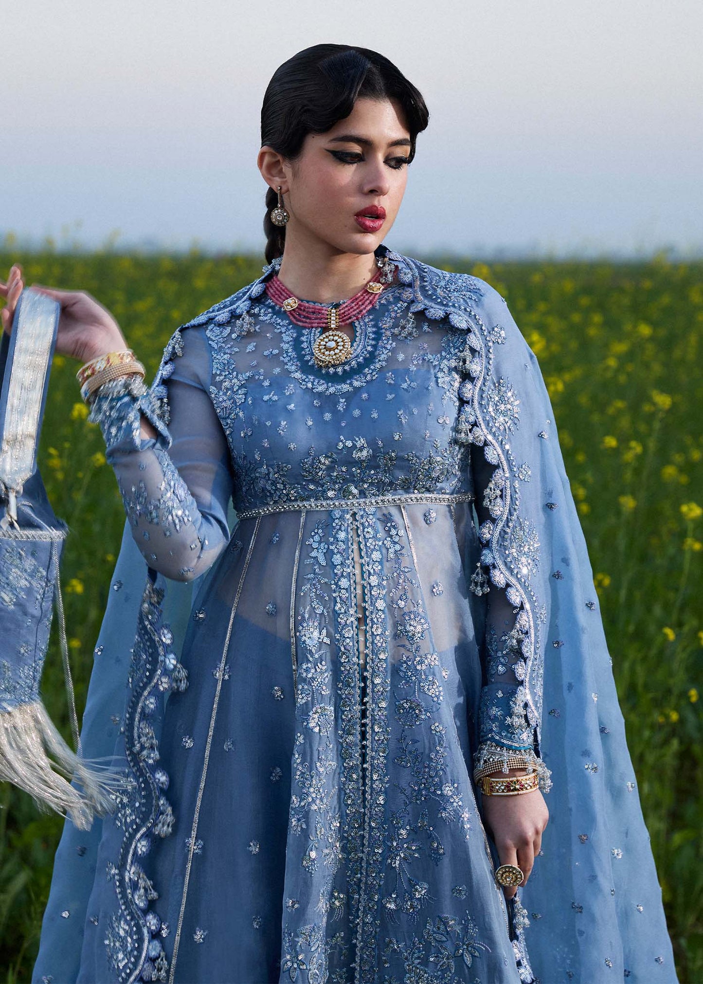Shop HUSSAIN REHAR DARLINGS FESTIVE '25 FORMALS MIRA at Raz Ruya! Huge discounts on luxury Pakistani designer wear. Fast delivery to UK, USA & Canada. End-of-Year & New Year Sale!