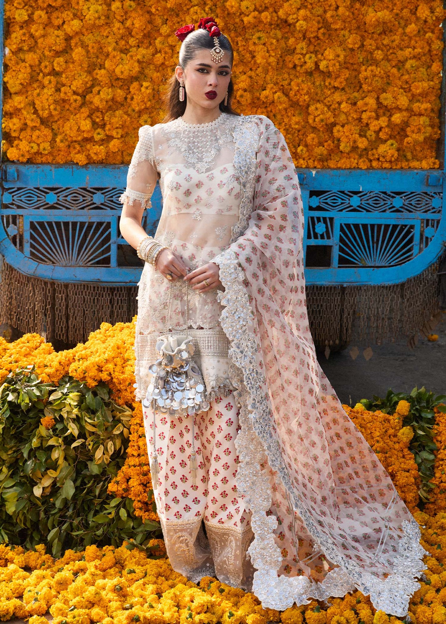 Shop HUSSAIN REHAR DARLINGS FESTIVE '25 FORMALS Zareen at Raz Ruya! Huge discounts on luxury Pakistani designer wear. Fast delivery to UK, USA & Canada. End-of-Year & New Year Sale!