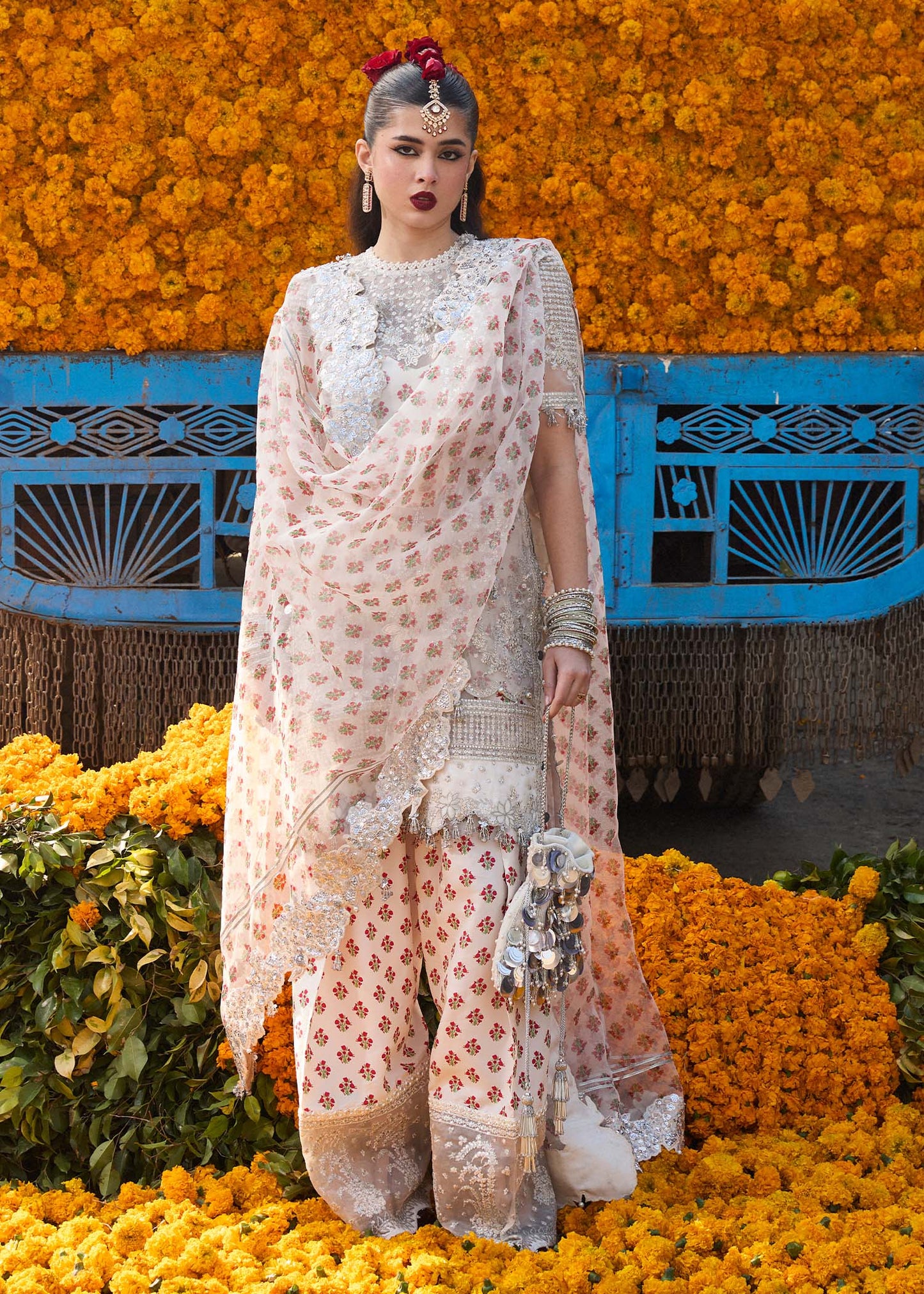 Shop HUSSAIN REHAR DARLINGS FESTIVE '25 FORMALS Zareen at Raz Ruya! Huge discounts on luxury Pakistani designer wear. Fast delivery to UK, USA & Canada. End-of-Year & New Year Sale!