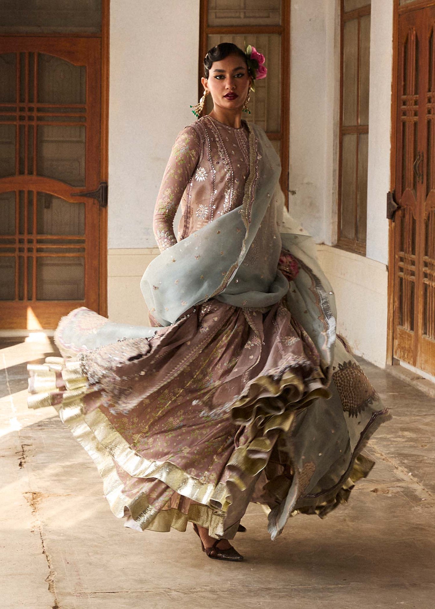 Shop HUSSAIN REHAR DARLINGS FESTIVE '25 FORMALS ZINIA at Raz Ruya! Huge discounts on luxury Pakistani designer wear. Fast delivery to UK, USA & Canada. End-of-Year & New Year Sale!