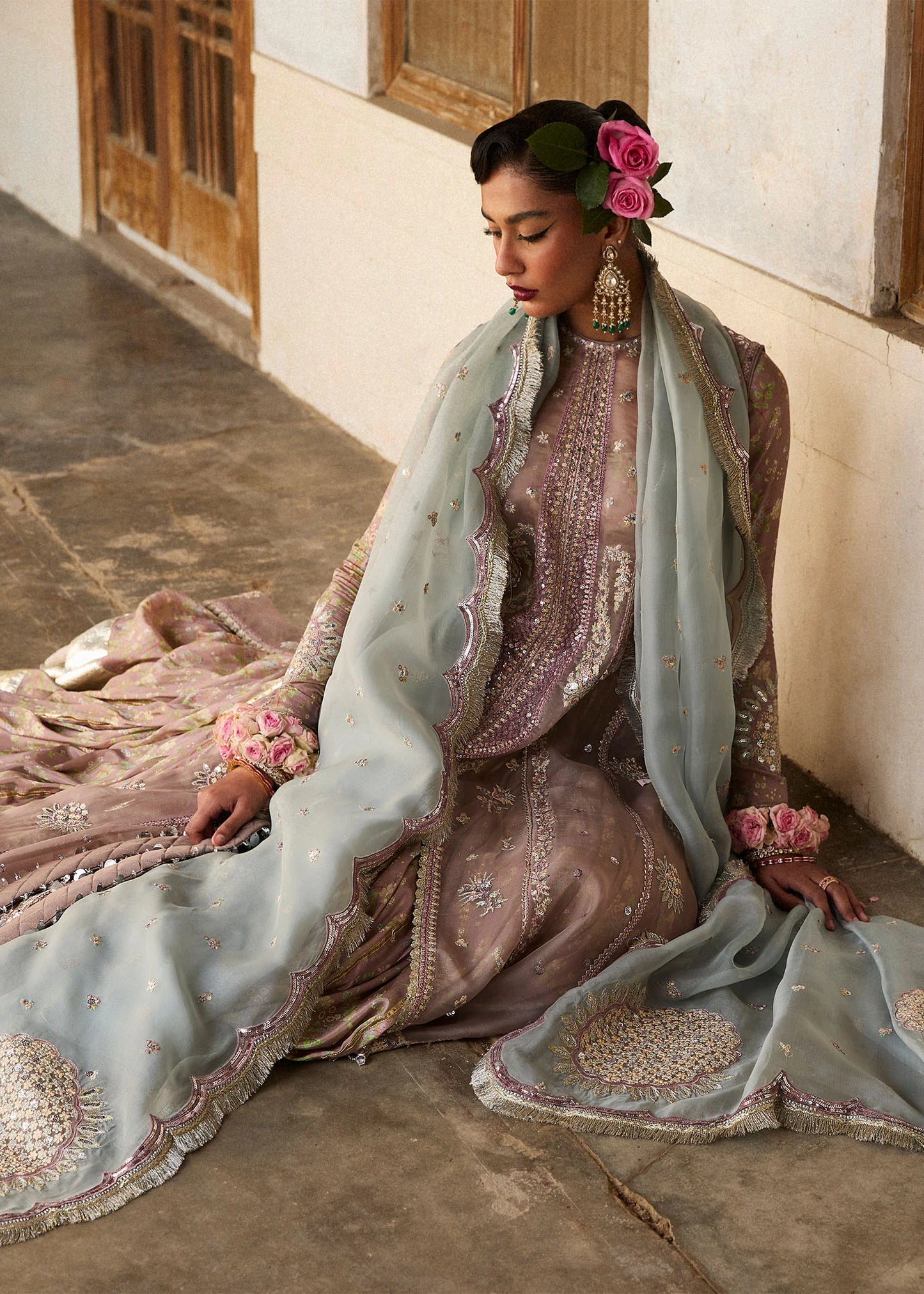 Shop HUSSAIN REHAR DARLINGS FESTIVE '25 FORMALS ZINIA at Raz Ruya! Huge discounts on luxury Pakistani designer wear. Fast delivery to UK, USA & Canada. End-of-Year & New Year Sale!