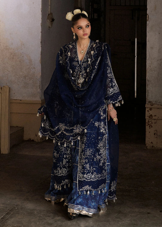 Shop HUSSAIN REHAR DARLINGS FESTIVE '25 FORMALS SAFA at Raz Ruya! Huge discounts on luxury Pakistani designer wear. Fast delivery to UK, USA & Canada. End-of-Year & New Year Sale!