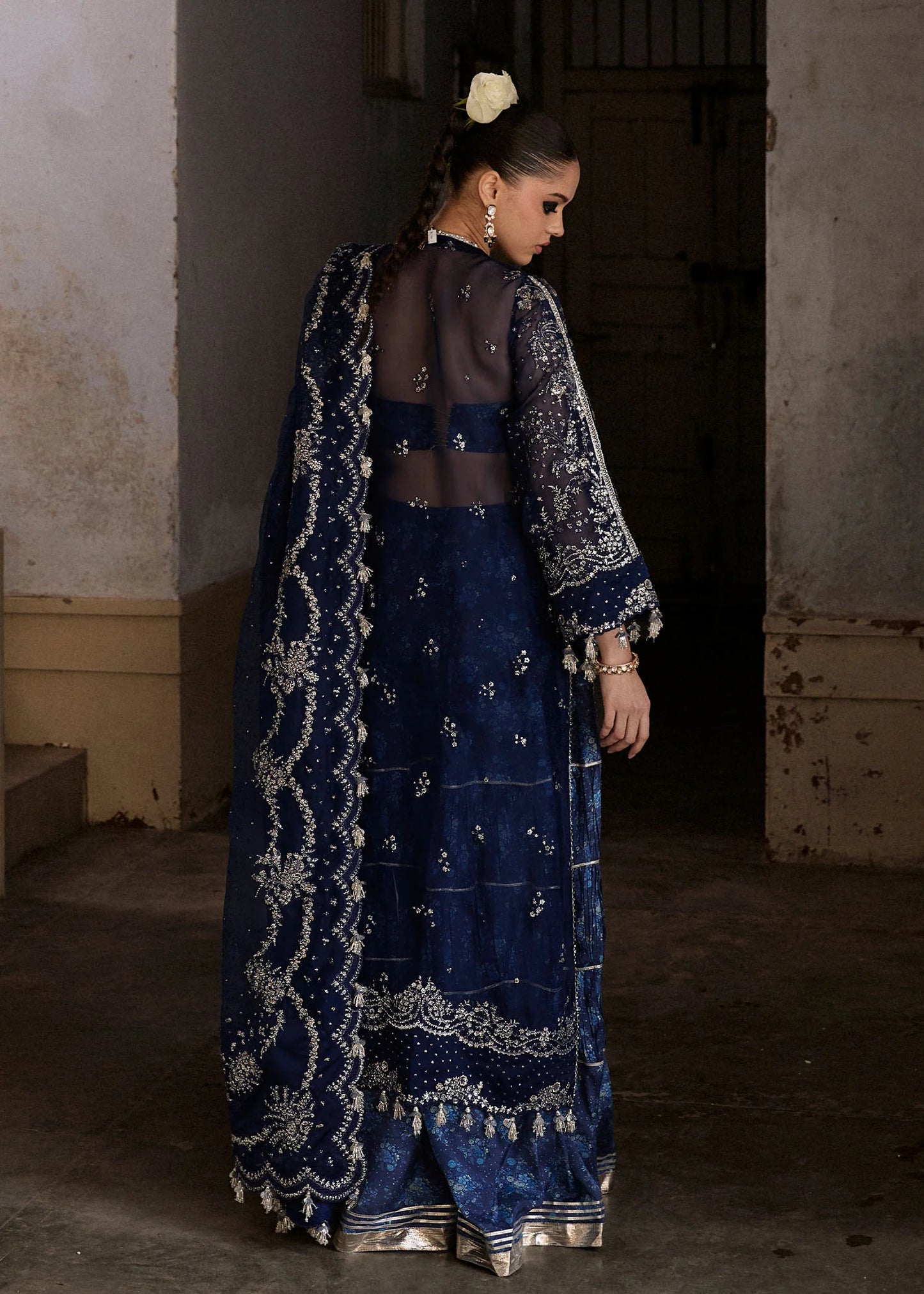 Shop HUSSAIN REHAR DARLINGS FESTIVE '25 FORMALS SAFA at Raz Ruya! Huge discounts on luxury Pakistani designer wear. Fast delivery to UK, USA & Canada. End-of-Year & New Year Sale!