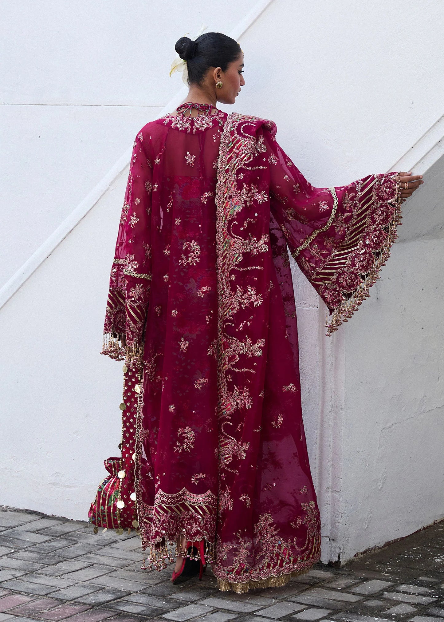 Shop HUSSAIN REHAR DARLINGS FESTIVE '25 FORMALS MAHER at Raz Ruya! Huge discounts on luxury Pakistani designer wear. Fast delivery to UK, USA & Canada. End-of-Year & New Year Sale!