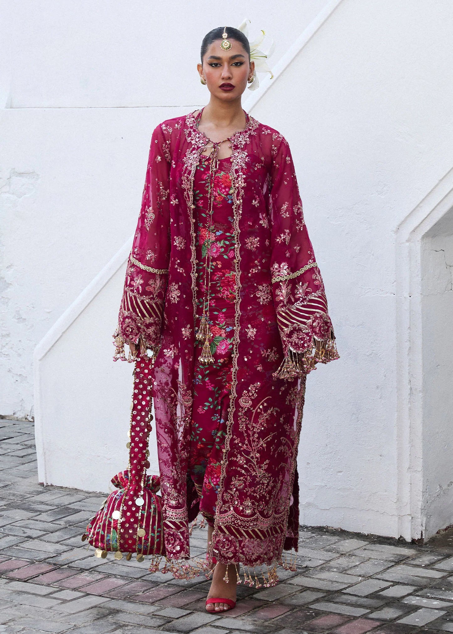 Shop HUSSAIN REHAR DARLINGS FESTIVE '25 FORMALS MAHER at Raz Ruya! Huge discounts on luxury Pakistani designer wear. Fast delivery to UK, USA & Canada. End-of-Year & New Year Sale!