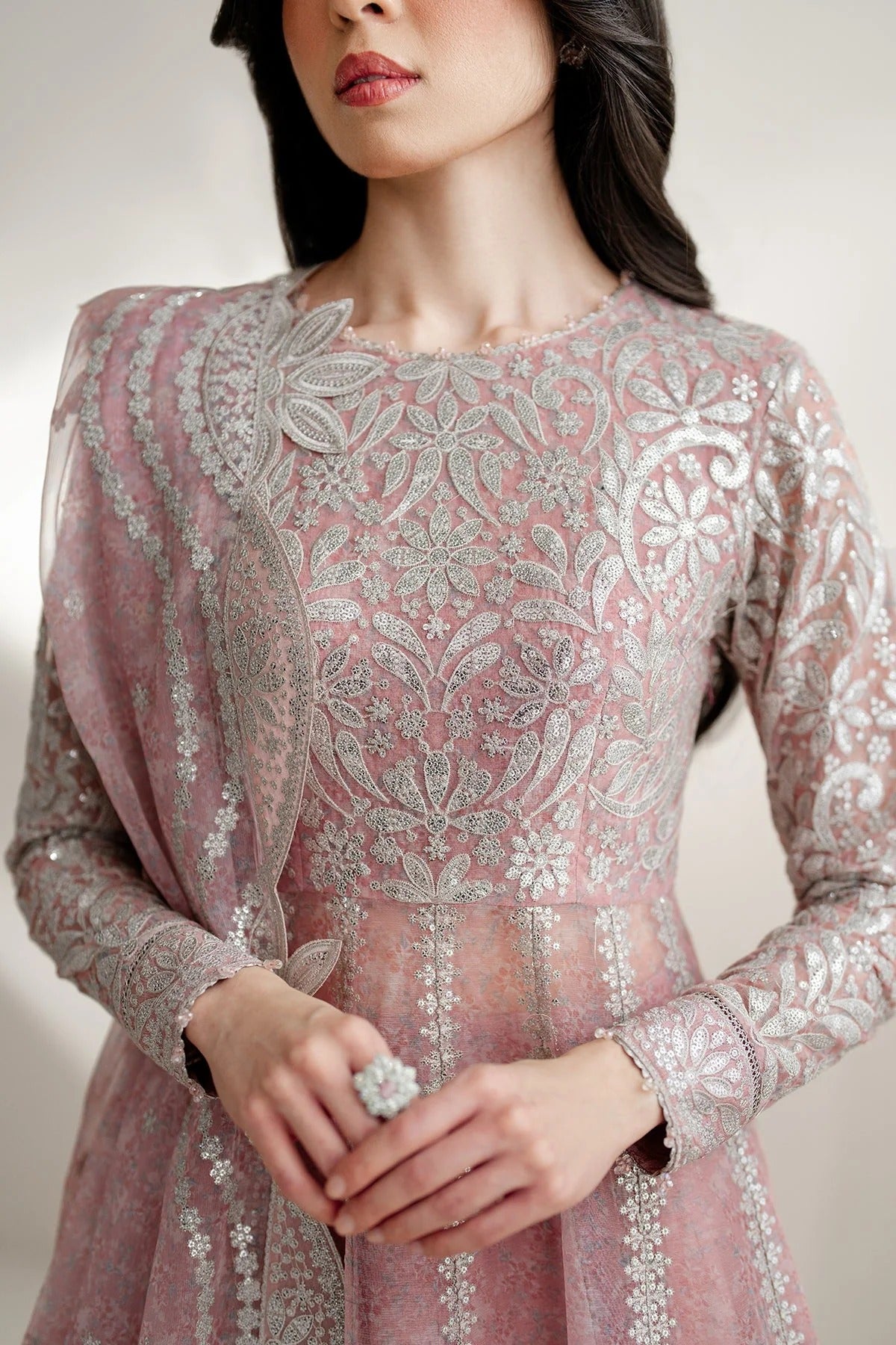 JAZMIN | LUXURY FORMALS | EMBROIDERED CHIFFON UC-3079