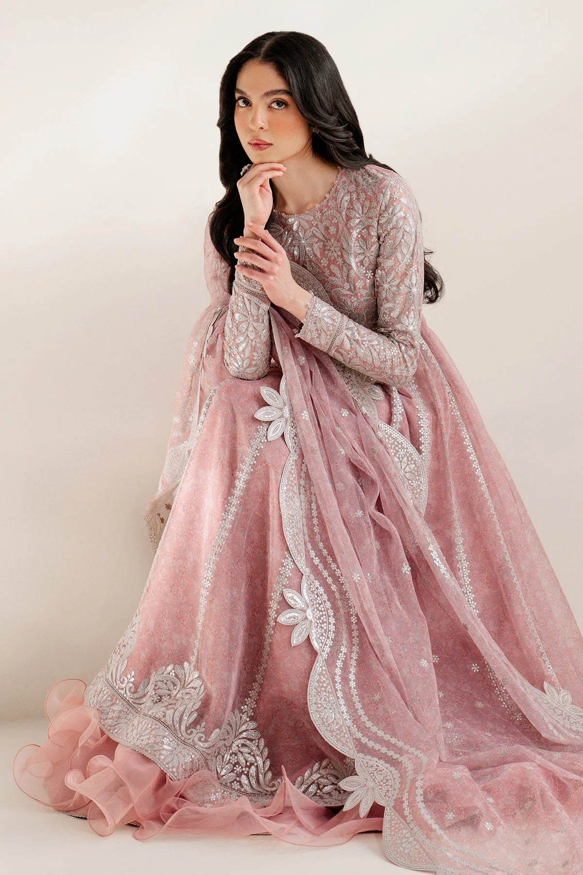 JAZMIN | LUXURY FORMALS | EMBROIDERED CHIFFON UC-3079
