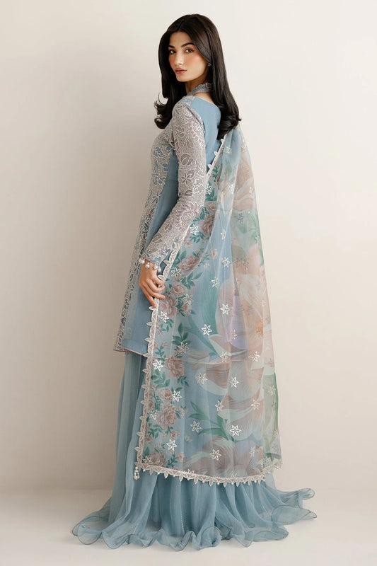 Featuring embroidered chiffon, organza dupatta, and rawsilk bottom, UC-3075 blends tradition and style—perfect for formal events and festive wear.
