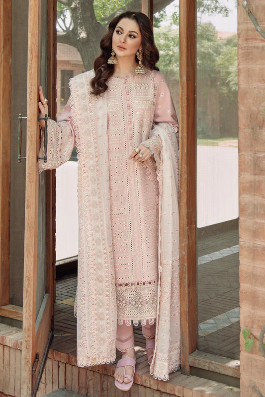 Shop JAZMIN SHAHKAR EID COLLECTION EMBROIDERED LUXURY LAWN SL22-D5 at Raz Ruya! Huge discounts on luxury Pakistani designer wear. Fast delivery to UK, USA & Canada. End-of-Year & New Year Sale!
