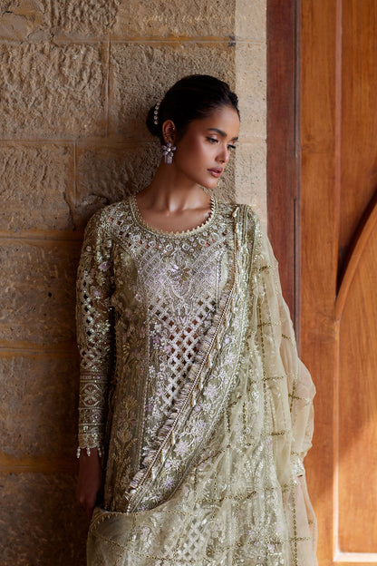 Afrozeh Sukhan embroidered hem border detail