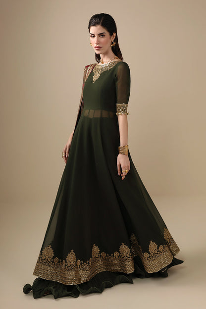 Jazmin UC-3121 embroidered chiffon Pakistani formal suit