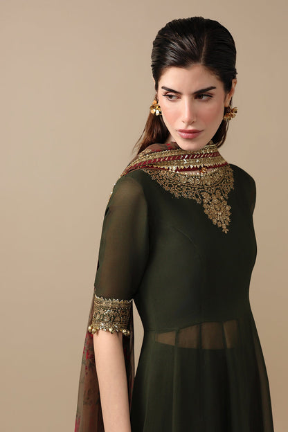Jazmin UC-3121 embroidered chiffon close-up
