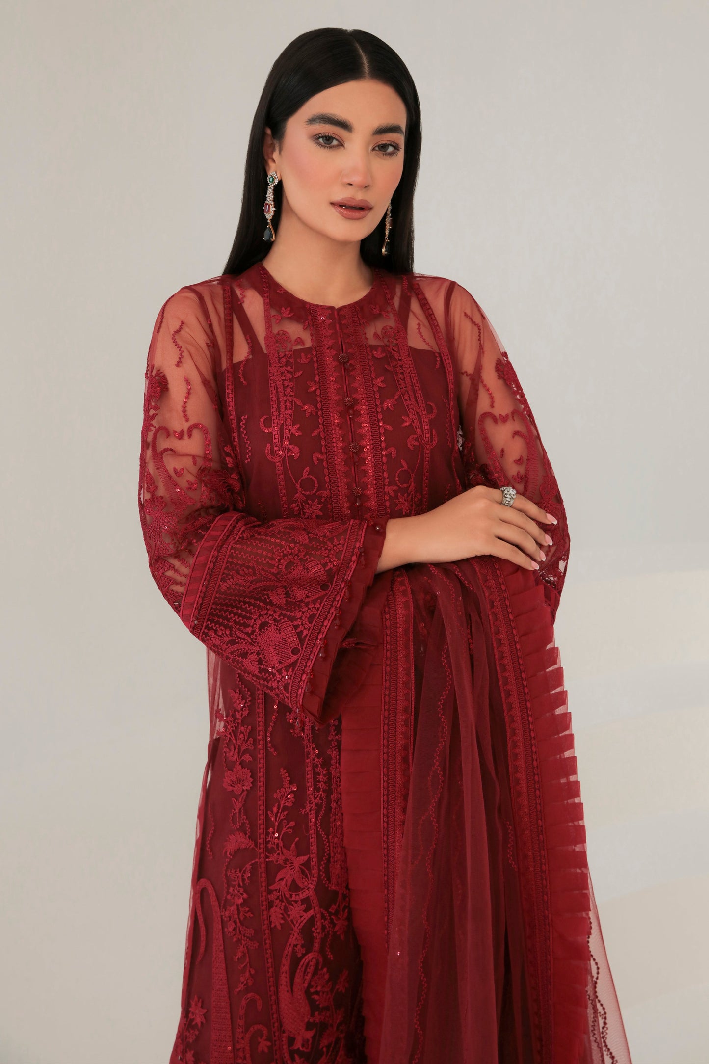 EMBROIDERED NET UN-4003