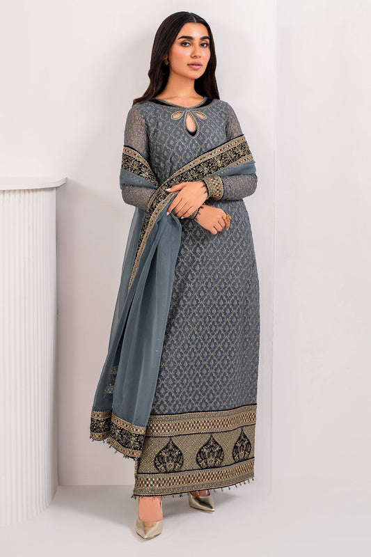 EMBROIDERED CHIFFON UC-3058