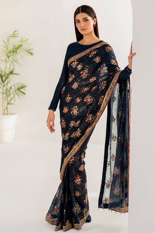 Embroidered Raw Silk UR-7025