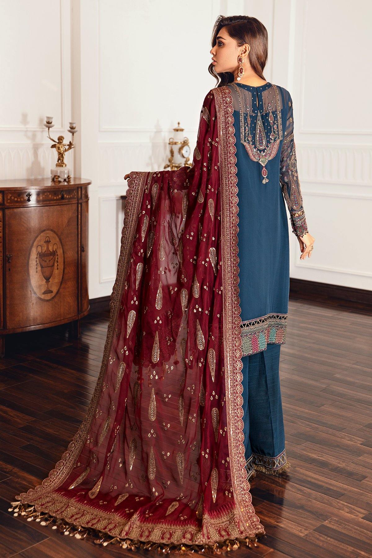 EMBROIDERED CHIFFON UC-3049