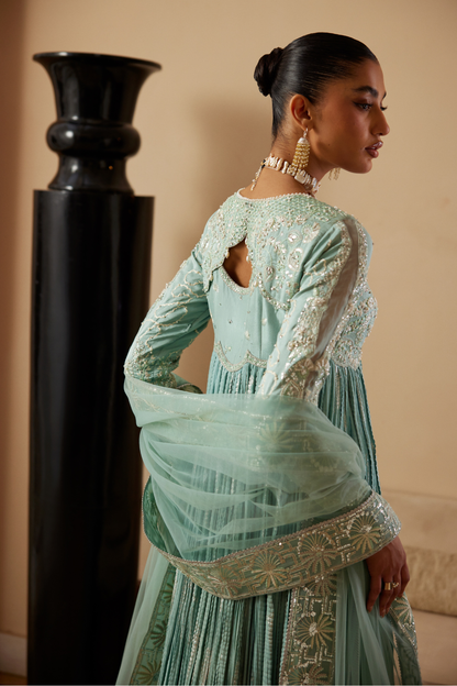 Soraya Silk Edit'26 Aveline blue pishwas
