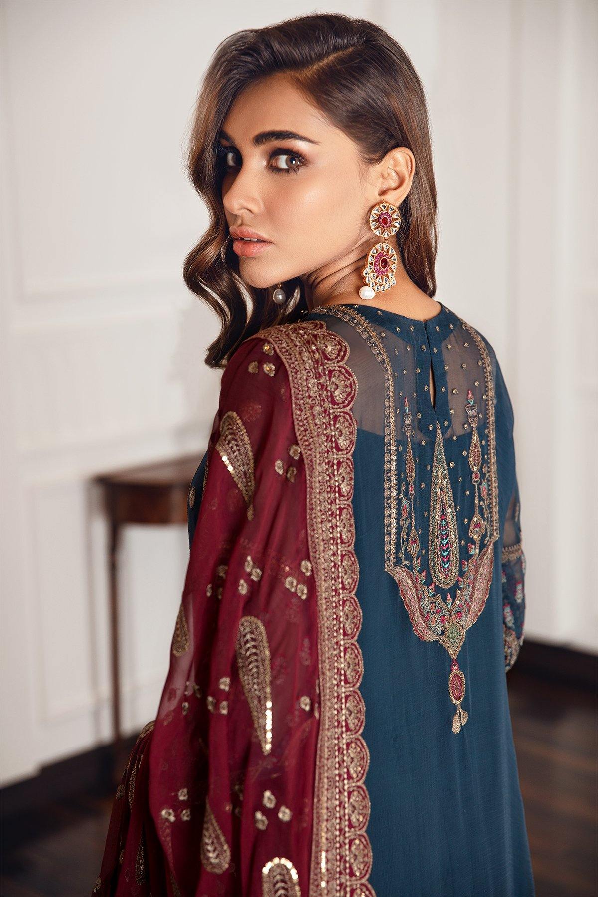 EMBROIDERED CHIFFON UC-3049