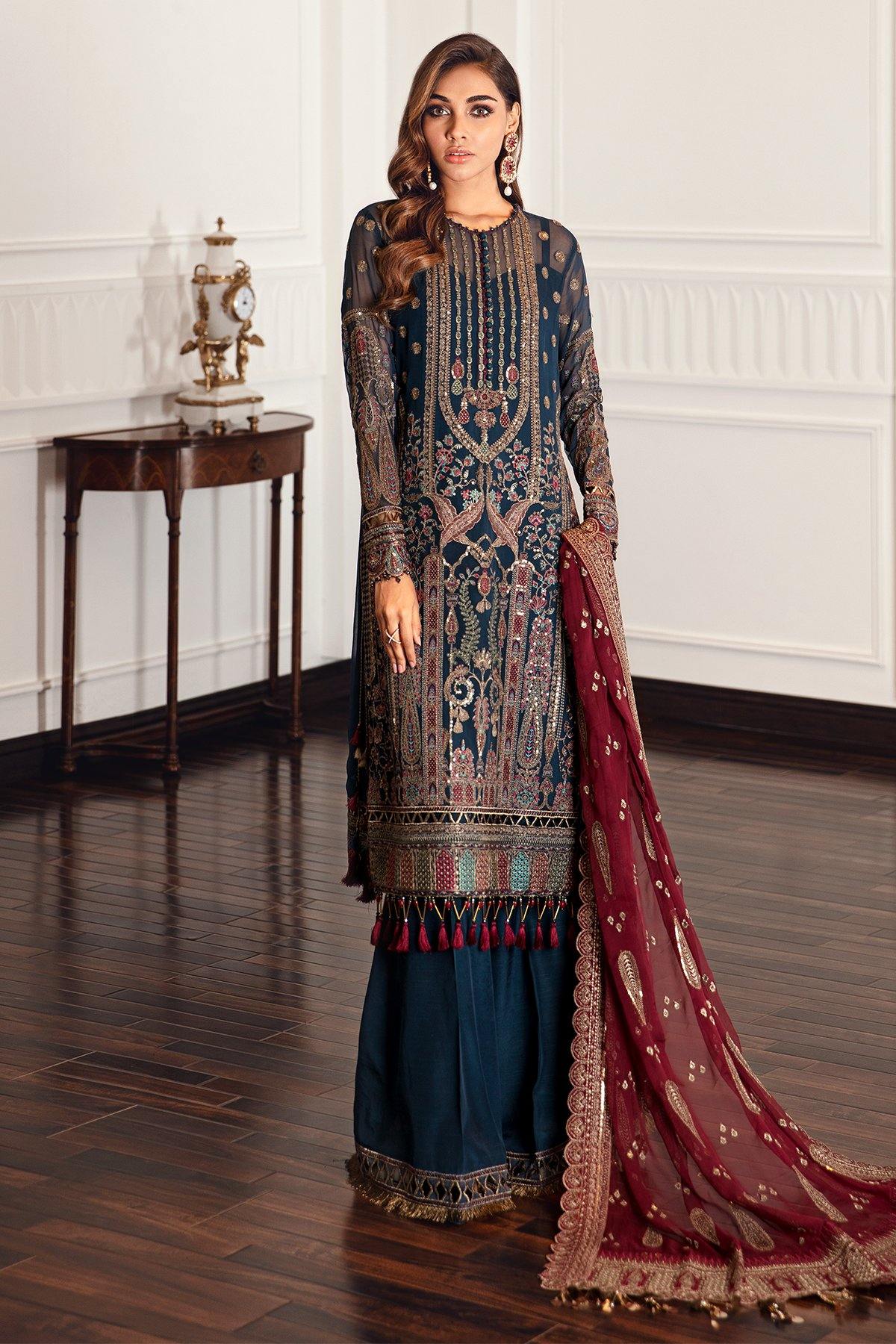 EMBROIDERED CHIFFON UC-3049