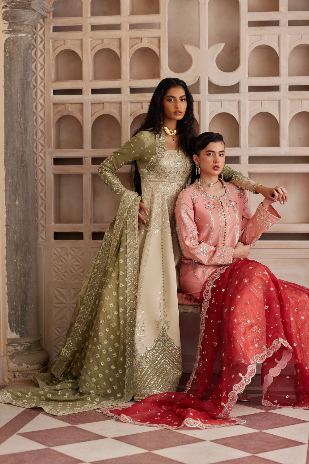 Mireya pink Pakistani festive wear by Soraya, UK