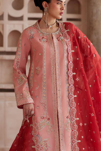 Soraya Silk Edit'26 Mireya pink silk ensemble