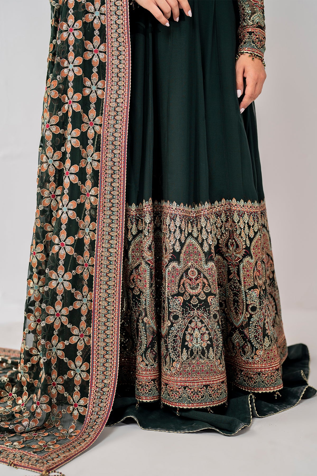 EMBROIDERED CHIFFON UC-3053