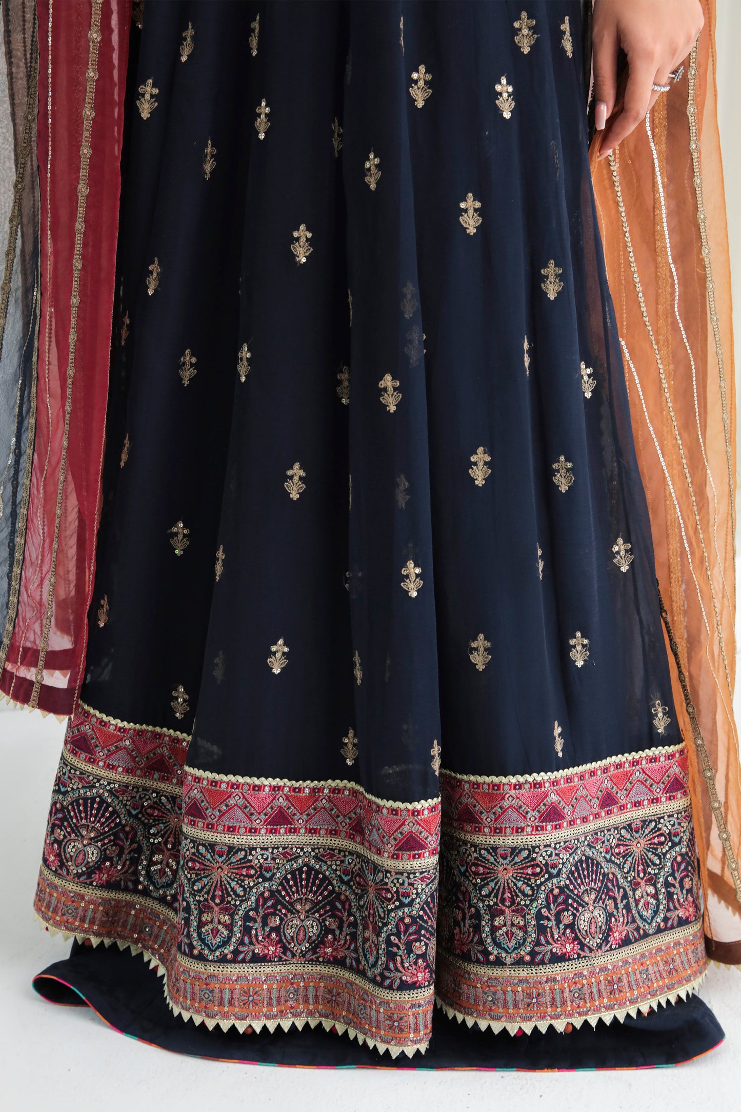 EMBROIDERED CHIFFON UC-3004